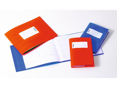 HERMA Protège-cahier, A5 paysage, en PP, bleu foncé opaque