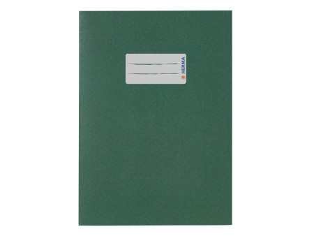 HERMA Protège-cahier, en papier, A5, vert foncé