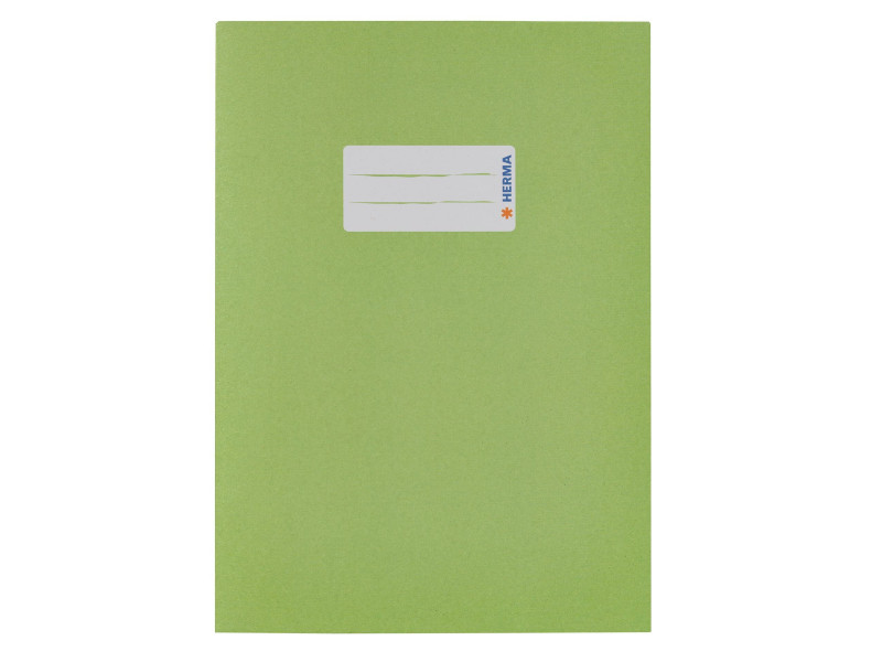 HERMA Protège-cahier, en papier, A5, vert herbe