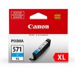 canon cartouche jet d'encre cyan cli-571xl c