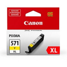 canon cartouche jet d'encre jaune cli-571xl y