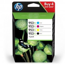 Cartouche Jet d'encre HP N953XL (1 Noir + 1 Cyan + 1 Magenta + 1 Jaune) (*4) 3HZ52AE