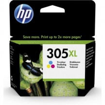 Cartouche Jet d'encre HP 305XL (1 Cyan + 1 Magenta + 1 Jaune) 3YM63AE#UUS