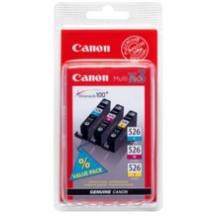 Lot 3 Cartouches Canon CLI-526 C/M/Y