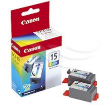 Cartocuhe Canon BCI-15 Couleur (Pack 2)