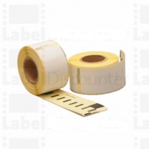 Etiquette compatible Dymo 99012 - S0722400	 - 89mmX36mm - 260 pieces - blanche