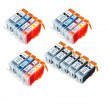 Multipack compatibles Canon BCI3 (17 cartouches)