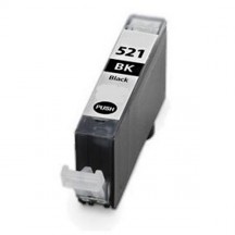 Cartouche compatible Canon CLI-521BK (avec puce)