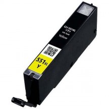 Cartouche compatible Canon CLI-551XL CLI551XL - Jaune (12 ml)