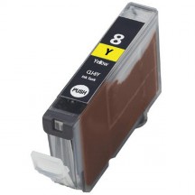 Cartouche compatible Canon CLI-8Y (avec puce)