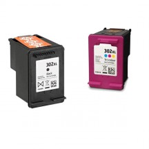 Multipack compatible HP 302XL - Noir + Couleur