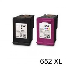 Multipack 2 cartouches compatibles HP 652XL - Noir + Couleur