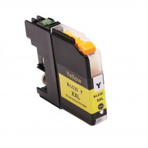 Cartouche compatible Brother LC22UY - Jaune - 2400 pages