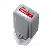 Cartouche compatible Canon PFI1000R 0554C001 - rouge - 80 ml