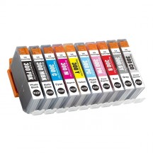 Multipack 10 cartouches compatibles Canon PFI-300