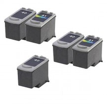 Multipack compatible Canon PG40/CL41 (5 cartouches)