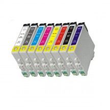 Multipack compatible Epson T0540/1/2/3/4/7/8/9 (8 cartouches)