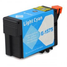 Cartouche compatible Epson T1575 - Cyan clair