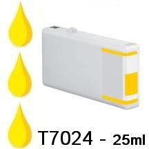 Cartouche compatible Epson T7024 XL - Jaune