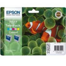Cartouche Epson T027 - Couleur (Pack de 2)