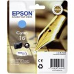 Cartouche Epson T1622 - Serie 16 - Cyan (165 pages)