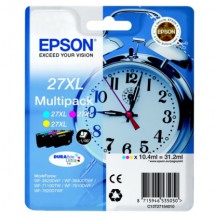 Multipack Couleur Epson 27XL - 3 cartouches C/M/Y