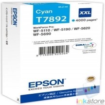 Cartouche Epson T7892 XXL - cyan - 4.000 pages