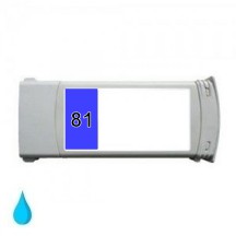 Cartouche compatible HP 81 - C4934A - Cyan clair