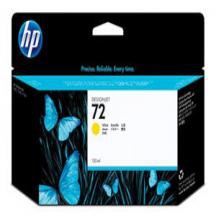 Cartouche HP 72 - Jaune (130 ml)