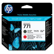 Tete impression HP 771 -  Noir mate/rouge