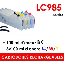 Cartouches rechargeables Brother LC985