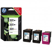 Multipack HP 301 (2x noir + 1x couleur)