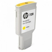 Cartouche compatible HP 728 - F9J65A - 130ml - Jaune