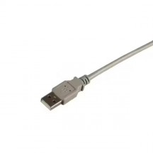 Cable de connexion USB2.0 AA, MM, 3,0 m, gris, classique
