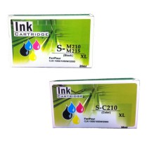 Pack 2 cartouches compatibles Samsung INK-M215/ELS + INK-C210/ELS