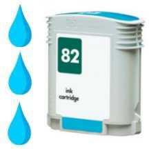 Cartouche compatible HP 82 - Cyan