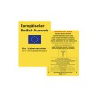 RNK Carte sanitaire européenne d'urgence, 105 x 75 mm, dans