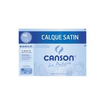 CANSON papier calque, satin, format A4, 90/95 g/m2