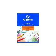 CANSON Cahier dessin, uni, 125 g/m2, 240 x 320 mm,