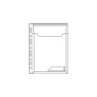 LEITZ pochette Maxi CombiFile, format A4, PP, graine,0,20mm