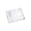 LEITZ Pochette perfore avec rabat CD, A4, PP, 0,12 mm,