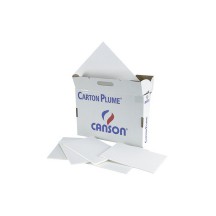 CANSON Carton plume 500 x 650 mm, Épaisseur: 10 mm, blanc