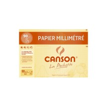 CANSON papier calque millimtr, format A4, 70/75 g/m2