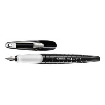 herlitz Stylo plume my.pen, largeur plume: L, noir / blanc