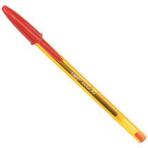 BIC Stylo  bille Cristal Fine, couleur de l'encre: rouge,