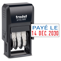 trodat Tampon dateurPrinty Dater 4850L, "PAY LE" (FR)