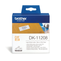 Ruban Compatible brother DK-11208 tiquettes adresses, 90 x 38 mm, blanches