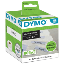 DYMO Etiquettes de dossier suspendu LabelWriter, 50 x 12 mm,