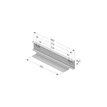 apranet Glissire, profondeur variable, capacit: 50 kg/pair