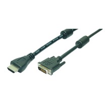LogiLink Cble de moniteur, fiche 19 ples HDMI - 18 + 1 DVI